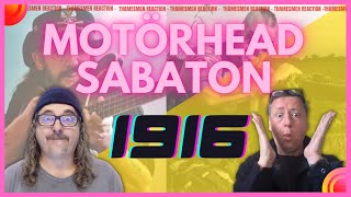 Motörhead  Sabaton 1916 What a Huge surprise Reaction [upl. by Dannica]