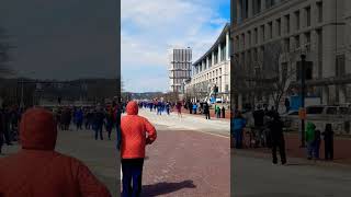 Downtown explosion Frankfort Kentucky state building demolition [upl. by Rabi309]