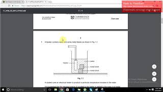 A level PhysicsP5 Pastpaper Walkthrough [upl. by Ajim]