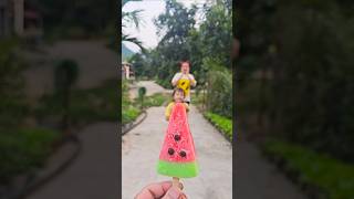 Kind girl eating watermelon ice cream 🍧 watermelon ice cream 🍓 eye candy shorts [upl. by Inessa]