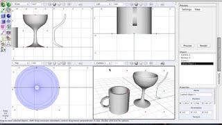 Art of Illusion tutorial 02 Boolean and Lathe tools [upl. by Atsuj]