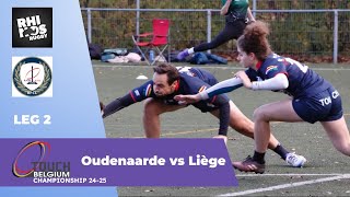 Oudenaarde vs Liège  Belgian Championship 2425  Leg 2 [upl. by Kaliope]