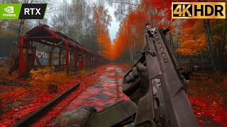 RTX The Red Forest in Chernobyl™  HyperRealistic Graphics  Stalker 2 in 4K60FPS [upl. by Philan583]