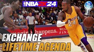 NBA 2K24  How to Complete the Welcome to MyTEAM Event Exchange  Exchange Lifetime Agenda [upl. by Apoor]