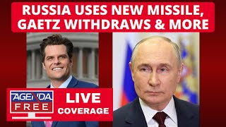 Russia Uses New Missile Against Ukraine Gaetz Withdraws and More Top Stories  LIVE News Coverage [upl. by Adlog342]