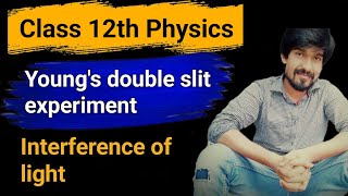 Class 12 physics chapter wave optics Youngs double slit experiment interference by Rajeev Pandey [upl. by Nosduj]