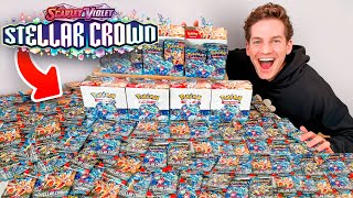 Opening 100x Pokémon Stellar Crown Booster Packs [upl. by Mcnalley858]