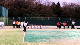 ソフトテニス スポーツインテリジェンス講習会2012 シングルス 篠原選手ー松口選手（横から） [upl. by Wickman]