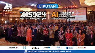 Highlight amp Testimoni  Metrodata Solution Day 2024 AI Reimagined  Transforming the Future of Work [upl. by Yeliw577]