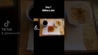 military diet lose weight in 10 days militarydiet weightloss diet 3daydiet mealplan [upl. by Yrollam425]