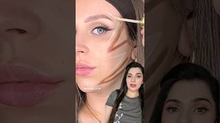 Shocking Instant Face Lift Hack makeup makeuptricks contourhack skincaretips thelifestylevogue [upl. by Aram613]