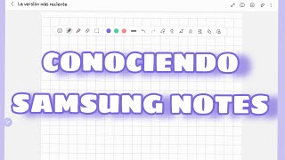 Apuntes digitales en Samsung Notes 2024 Parte 1 Conociendo la app [upl. by Eserahs]