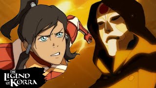 Korra vs Amon amp The Equalists at the ProBending Tourney 🔥 Full Scene  The Legend of Korra [upl. by Arahs]