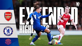 Arsenal Women 41 Chelsea Women  HIGHLIGHTS amp MATCH REACTION  Chelsea 202324 [upl. by Anier]