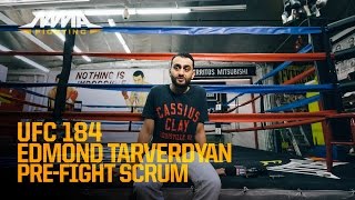 Edmond Tarverdyan UFC 184 prefight scrum [upl. by Hescock806]