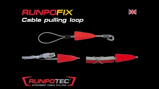 RUNPOTEC RUNPOFIX  cable pulling loop with protective cap [upl. by Vasilek]