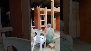 Half round moulding fixingwoodworking diy philippines [upl. by Otrebireh]