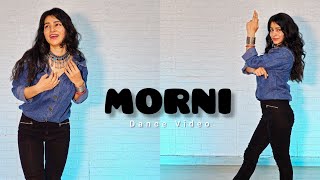 MORNI  Badshah  Sharvi  Vartika Saini Dance  Easy Dance steps on Morni Baga Ma bole aadhi raat m [upl. by Aerdnaz]