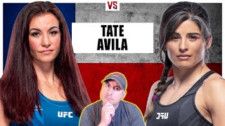 UFC Austin Miesha Tate vs Julia Avila Prediction Bets amp DraftKings [upl. by Hope449]