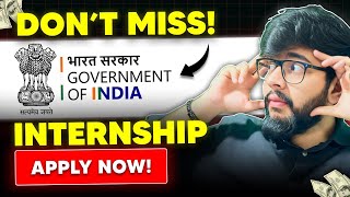 Government of India Internship ➤ FREE to Apply Internship 2024  NITI Aayog [upl. by Chicoine]