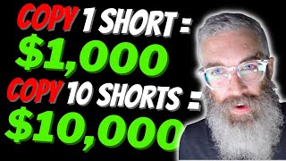 Copy amp Paste YouTube Shorts Insane Money 2024 600000mo PROOF  STEP BY STEP [upl. by Nevs]