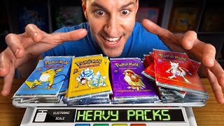 Opening ALL HEAVY Vintage Packs of Pokémon Cards [upl. by Etteluap746]