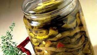 Melanzane sottolio  Eggplants in olive oil [upl. by Nemzzaj]