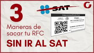 Cómo sacar mi RFC sin ir al SAT [upl. by Idonna72]