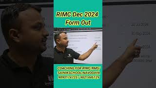 RIMC Dehradun Dec 2024 Exam Form Out  How To Apply  Eligibility Criteria for RIMC Exam Dec 2024 [upl. by Drice]