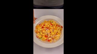 Perfect Egg Omelette Recipe  ASMR Cooking Sounds  Fluffy amp Delicious shorts [upl. by Nodyarg582]