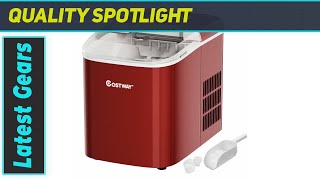 COSTWAY Countertop Ice Maker The Best Portable Ice Machine for Your Needs [upl. by Ees]