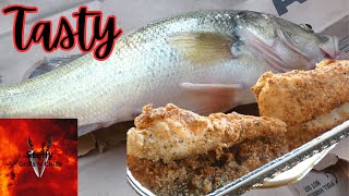 Clean And Cook Bass cooking fish fried [upl. by Thora]