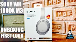 Sony WH 1000x M3 Noise Cancelling Headphones Unboxing [upl. by Yale82]