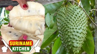 Salifa Vrucht Sap Surinaamse Fruit Salifa Sap Maken  Durian  Jackfruit Juice Making [upl. by Sokin461]