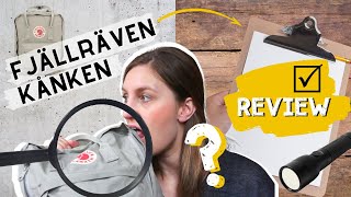 📝🎒 Fjällräven Kånken Backpack REVIEW 5 Senses Test [upl. by Farver]