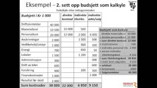 Kalkyle3 basert på selvkost [upl. by Kira]