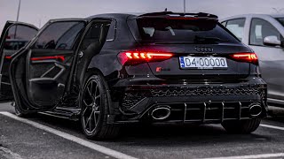 2022 NEW Audi RS3 8Y Compilation  SOUND amp START UP [upl. by Dosh]