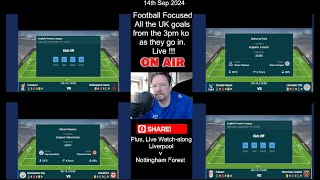 Football Focused  all goals from around the UK as they go in Plus Live Match Animations [upl. by Isiad]