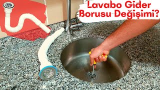 SADECE 1 DAKİKADA LAVABO GİDERİ NASIL TAKILIR kokuya son [upl. by Namya]