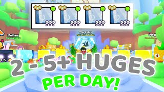 How to get 2  5 Huges In a day  Pet Simulator 99 [upl. by Kassi]