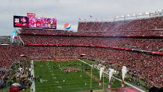 49ers team entrance amp starting defense intros  NFC Championship 11920 [upl. by Hopkins104]