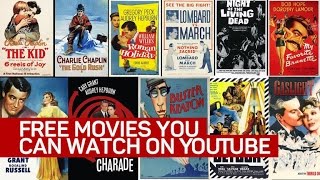 The best free movies on YouTube right now As of December 2017 [upl. by Dagnah]