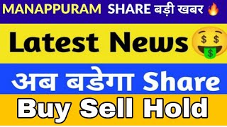 MANAPPURAM FINANCE SHARE LATEST NEWS  GOLD PRICE  MANAPPURAM SHARE TARGET [upl. by Bouley]