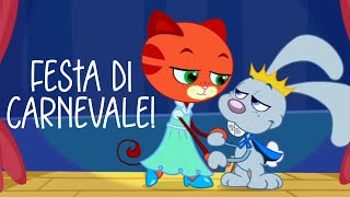 Festa di Carnevale con le canzoni dei Mini cuccioli Compilation canzoni per bambini [upl. by Ellener]