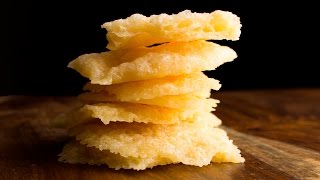 30 second Parmesan Cheese Crisp [upl. by Yarvis]