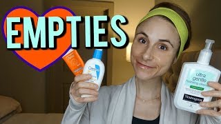 A dermatologists winter skin care empties Dr Dray [upl. by Shantee363]