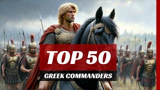 Ranking the Top 50 Greatest Ancient Greek Generals [upl. by Ahcsat]