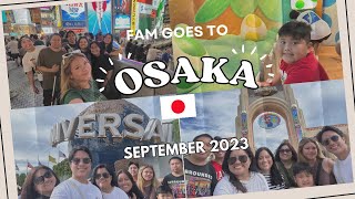 🇯🇵 JAPAN FAMILY TRIP 2023  OSAKA  UNIVERSAL STUDIOS JAPAN  SUPER NINTENDO WORLD  SHINKANSEN [upl. by Justicz268]