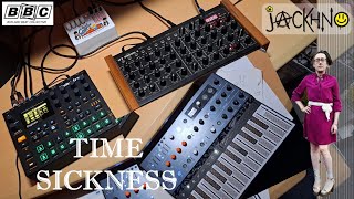 Digitakt Techno Live Jam Hard Dubby LoFi Vibe w Microfreak amp MFB Dominion X [upl. by Tireb]