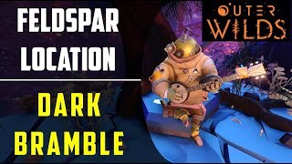 Where to find Feldspar in Dark Bramble  Outer Wilds [upl. by Aicnatsnoc]